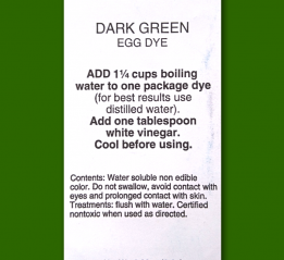 Барвник для писанок Dark green Темно зелений