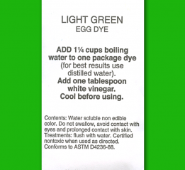 Барвник для писанок Light green Світло-зелений