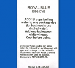 Барвник для писанок Royal blue Королівський синій