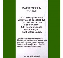 Барвник для писанок Dark green Темно зелений