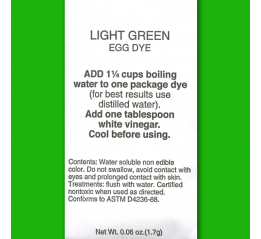 Барвник для писанок Light green Світло-зелений